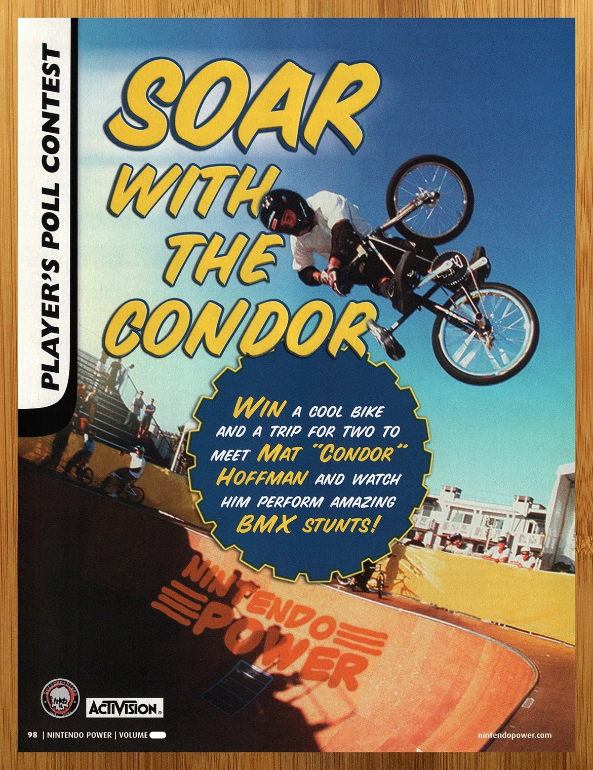 2001 Mat Hoffman's Pro BMX Game Boy Advance GBA Print Ad/Poster Authentic Art