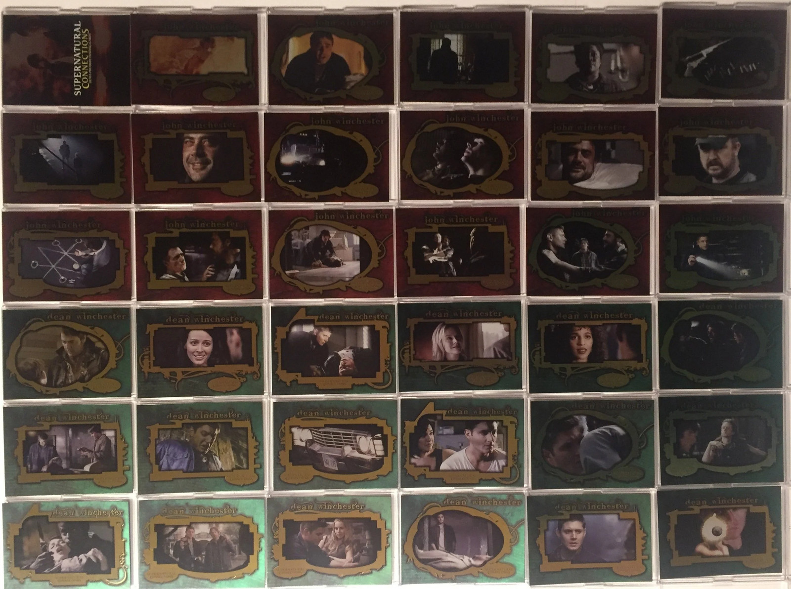 Supernatural Connections Base Card Set  72 Cards  Inkworks 2008