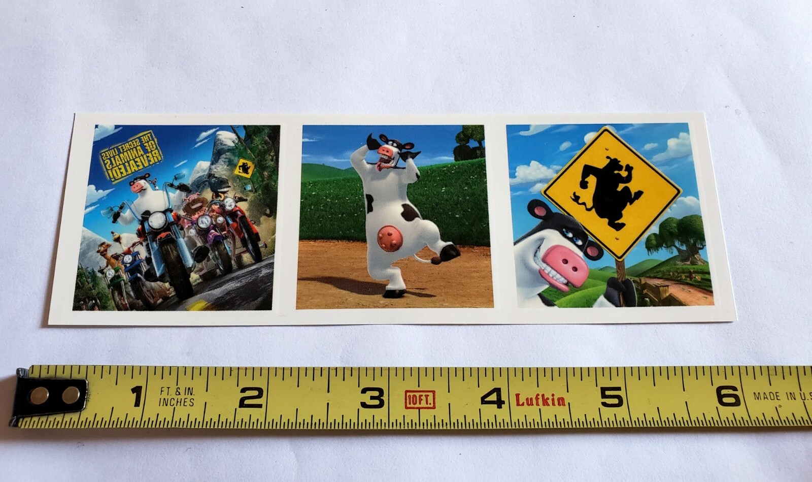 VINTAGE 2006 BARNYARD MOVIE PROMO TATTOO SET KEVIN JAMES ANIMATED CARTOON FILM