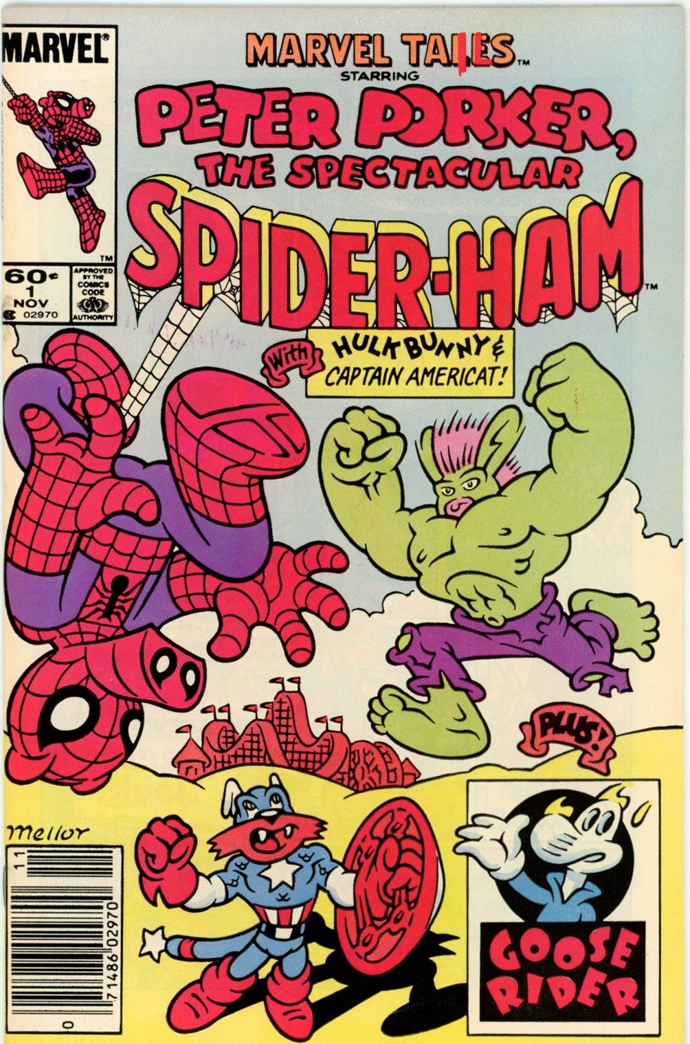 Marvel Tails #1 1983 Marvel Comics NM Comic Book 1st App Spider-Ham