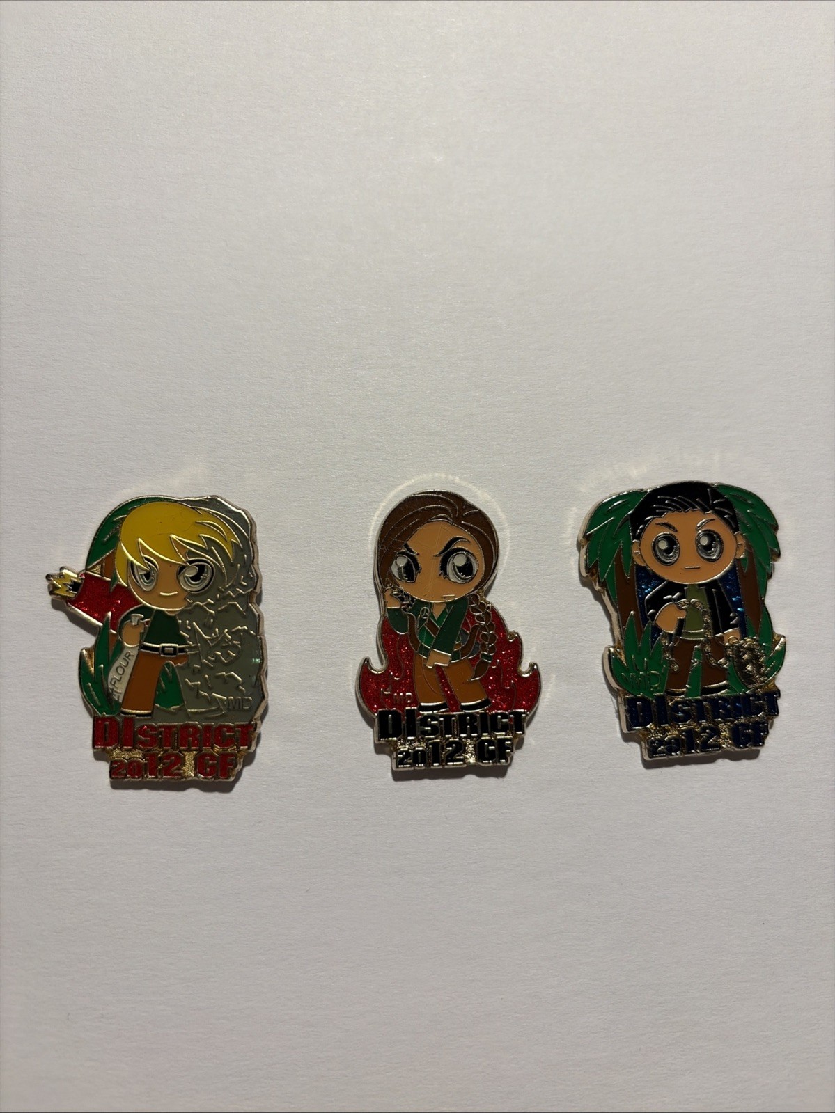 Destination Imagination 2012 Global Finals Hunger Games Style Pin Set
