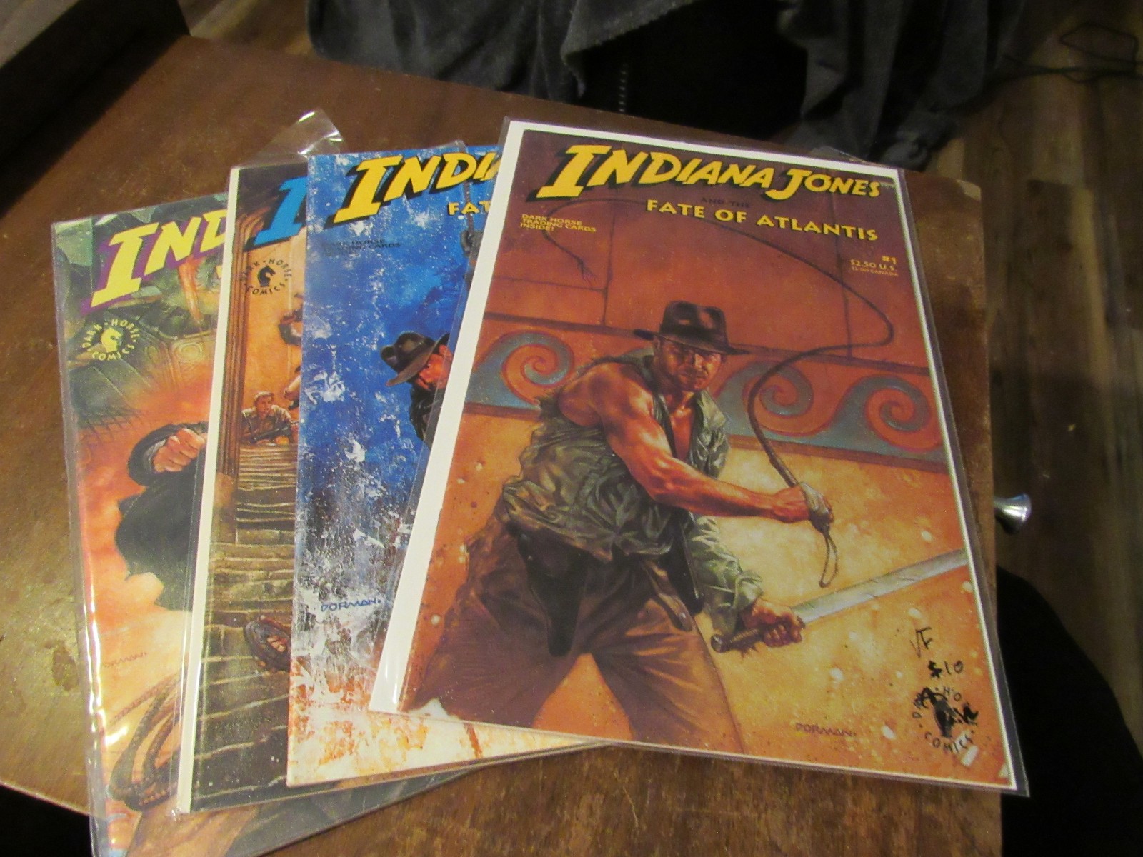 Indiana Jones and the Fate of Atlantis #1 2 3 4 Comic Book Set 1-4 Mini Series