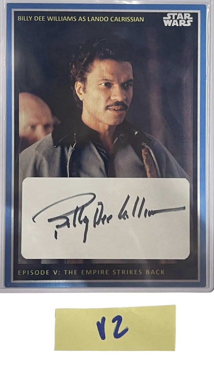 Star Wars ESB Empire Strikes Back Lando Signed 5x7 Plaque Cut - Pick 1