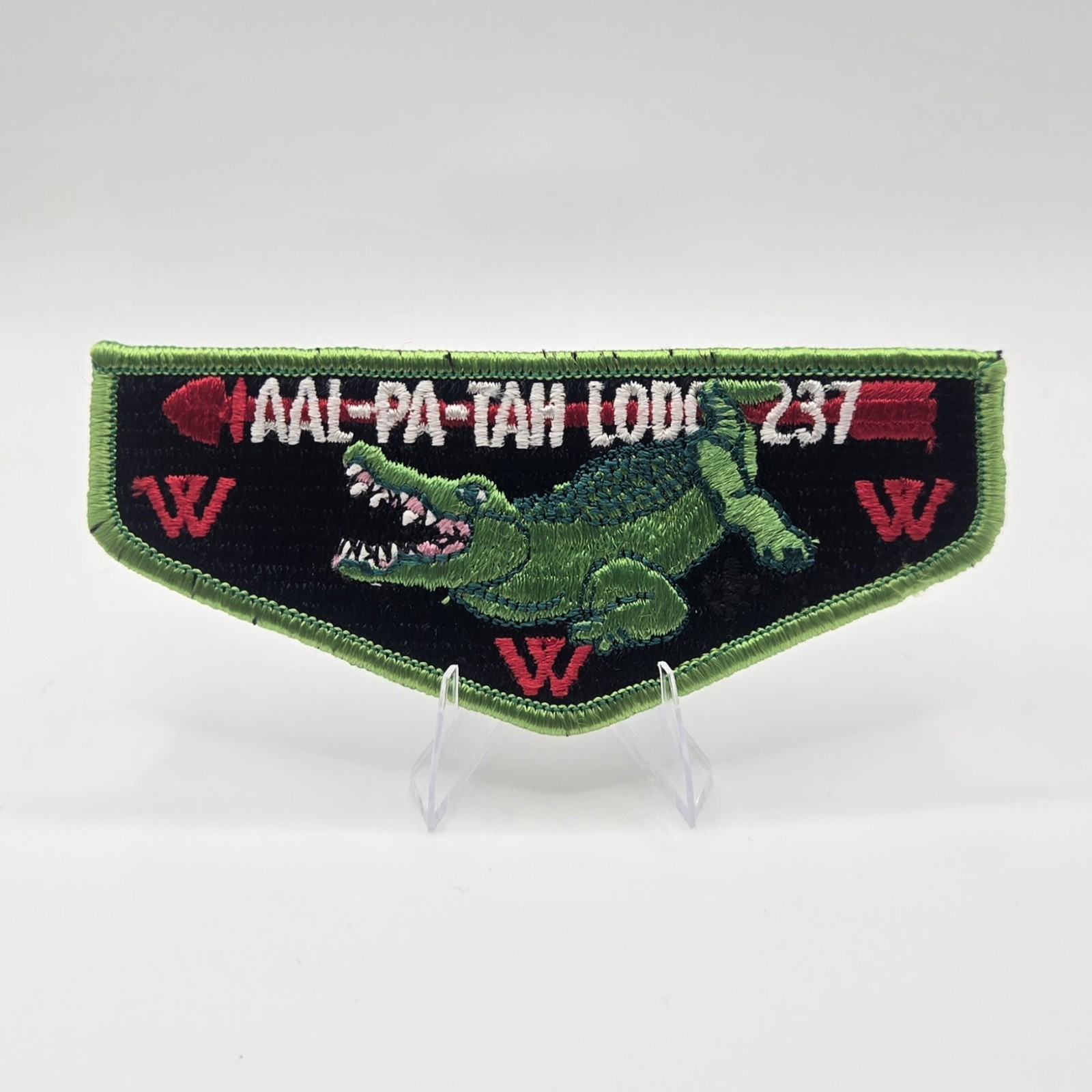 Aal-Pa-Tah Lodge 237 Gulf Stream Council OA Flap Scouting Florida (Green Border)
