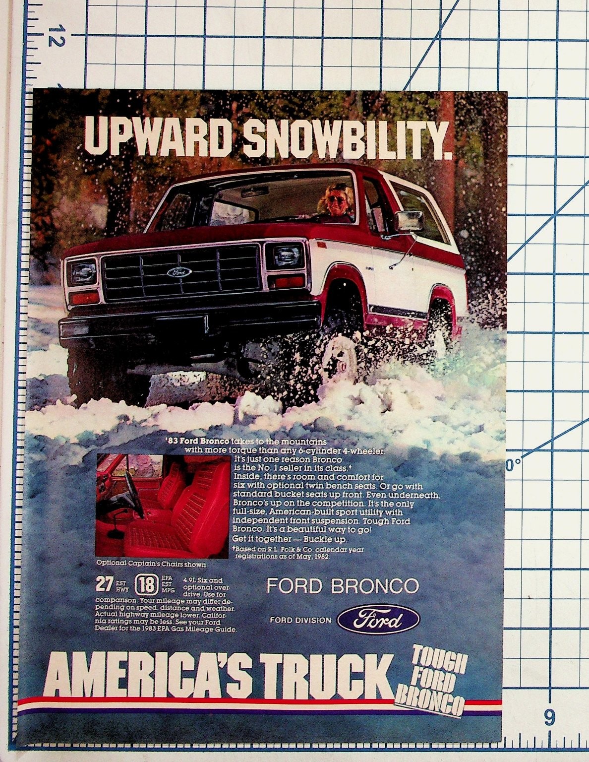1983 Ford Bronco 4x4 SUV \