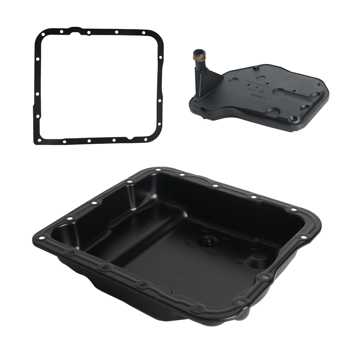 Transmission Oil Pan with Gasket, Drain Plug & Transmission Filter, for 4L60E, f