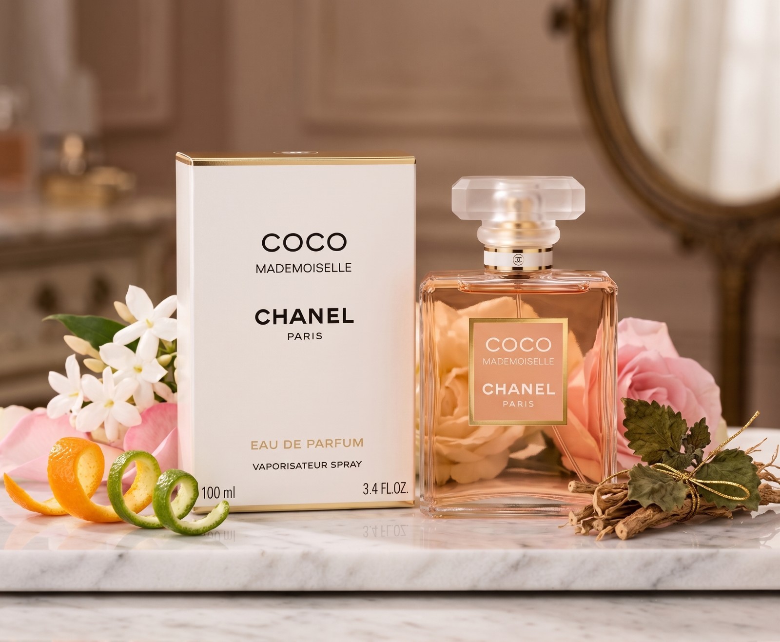CHANEL Coco Mademoiselle Eau De Parfume 3.4oz New Open Box  Gift