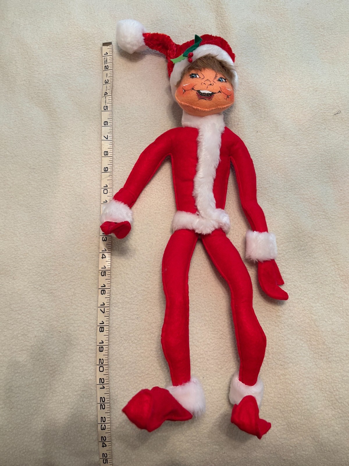 Annalee Collectable Handmade Christmas Doll 22\