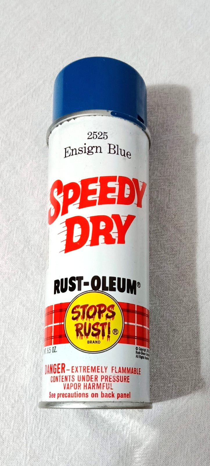 1972 RUST-OLEUM SPEEDY DRY ENSIGN BLUE 2525 NEAR EMPTY