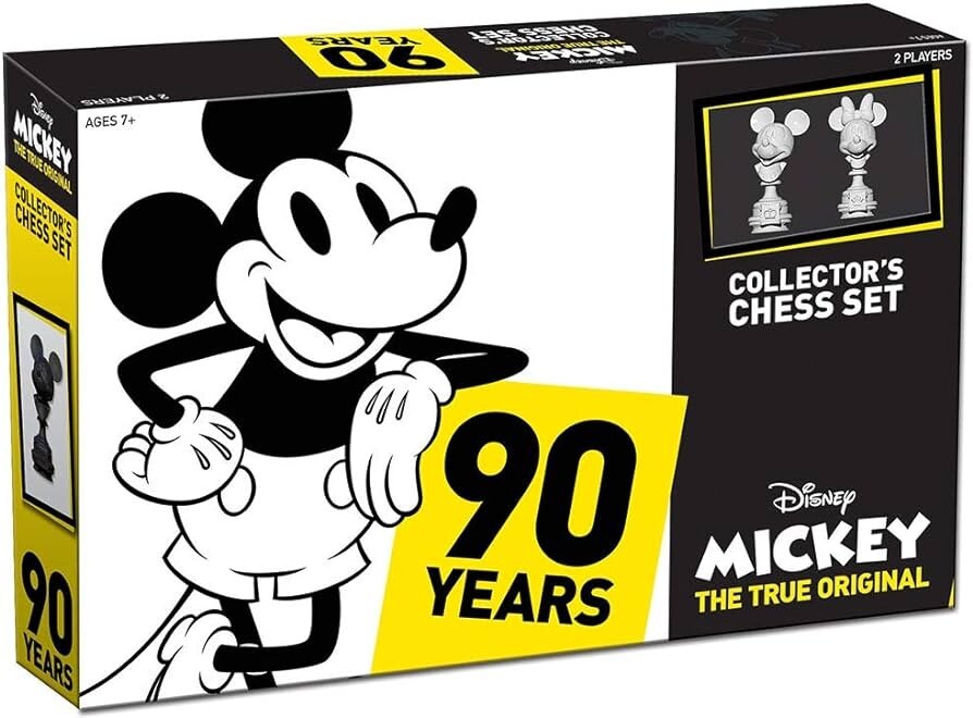 Disney Mickey The True Original 90 Years Collector's Chess Set 