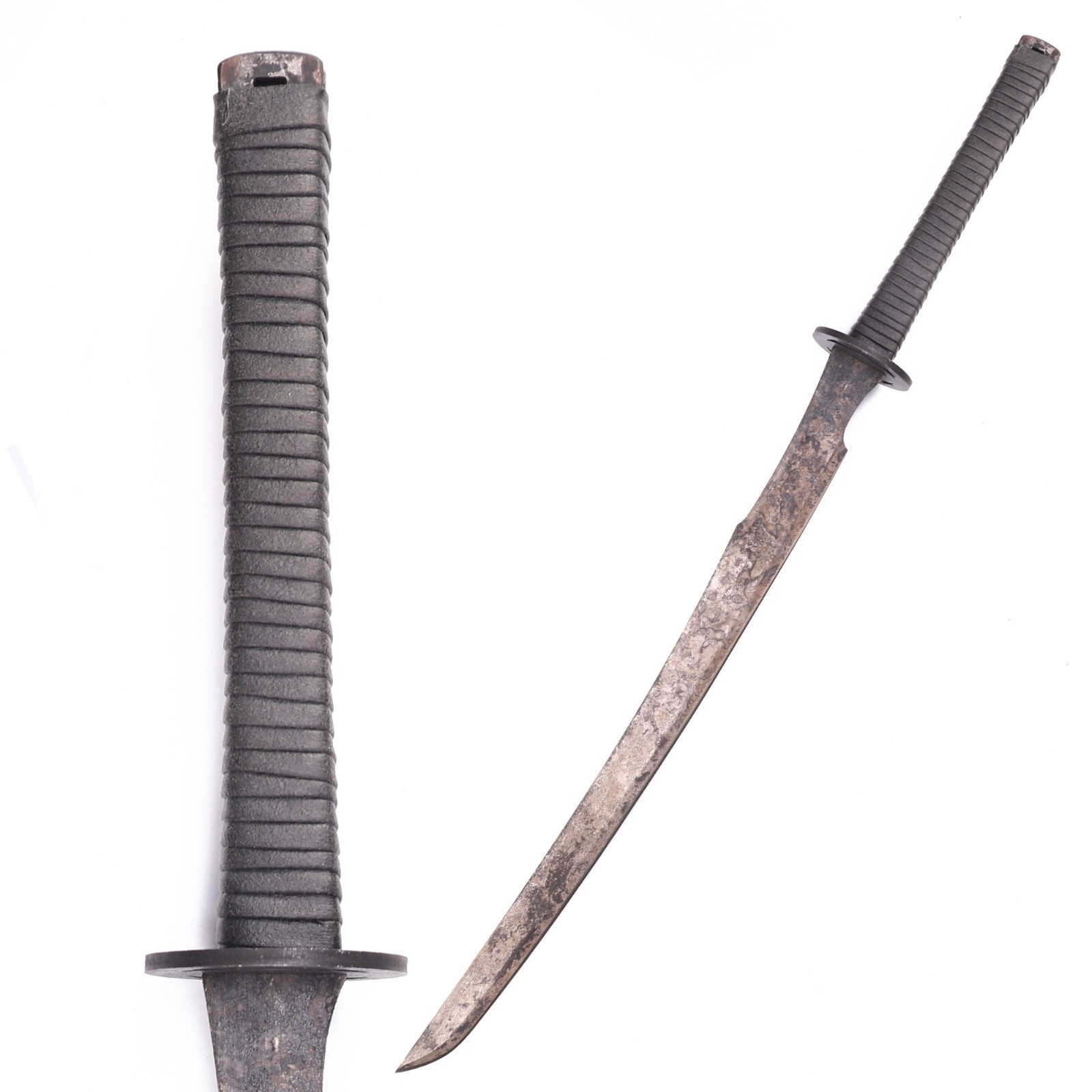 Waste Soil Wind Samurai Sword Katana Full Tang 1060 Steel
