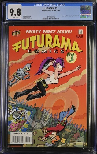 Futurama #1 2000 Bongo Comics CGC 9.8