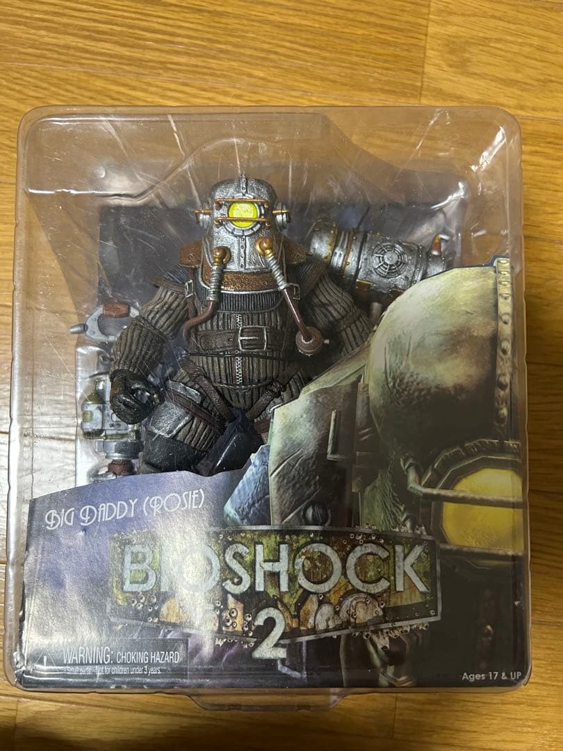 NECA Bioshock 2 Big Daddy Rosie 7 Action Figure with Rivet Gun Unopened