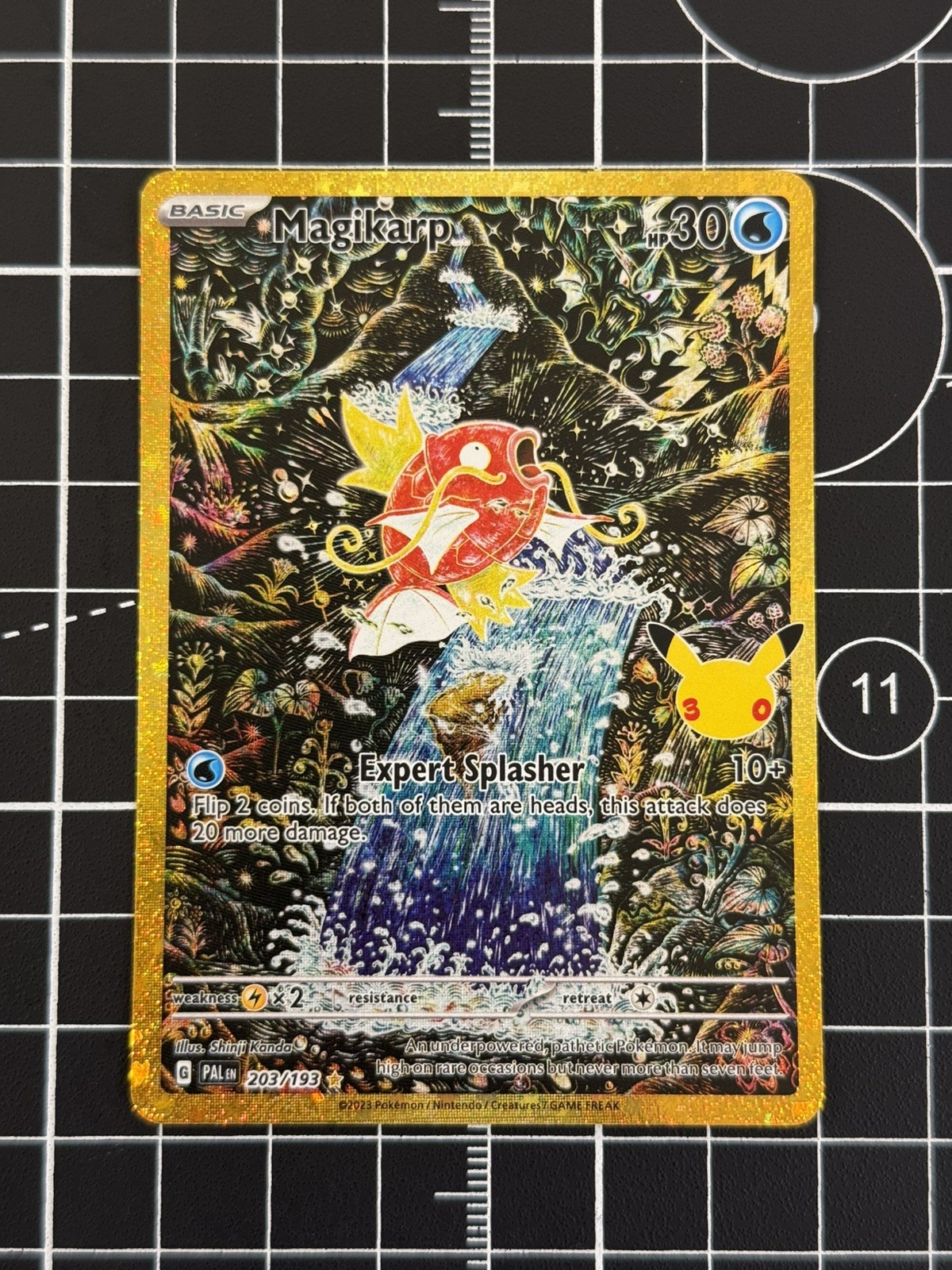 2026 Pokemon 30th Anniversary Magikarp 203/193 PSA 10 Contender