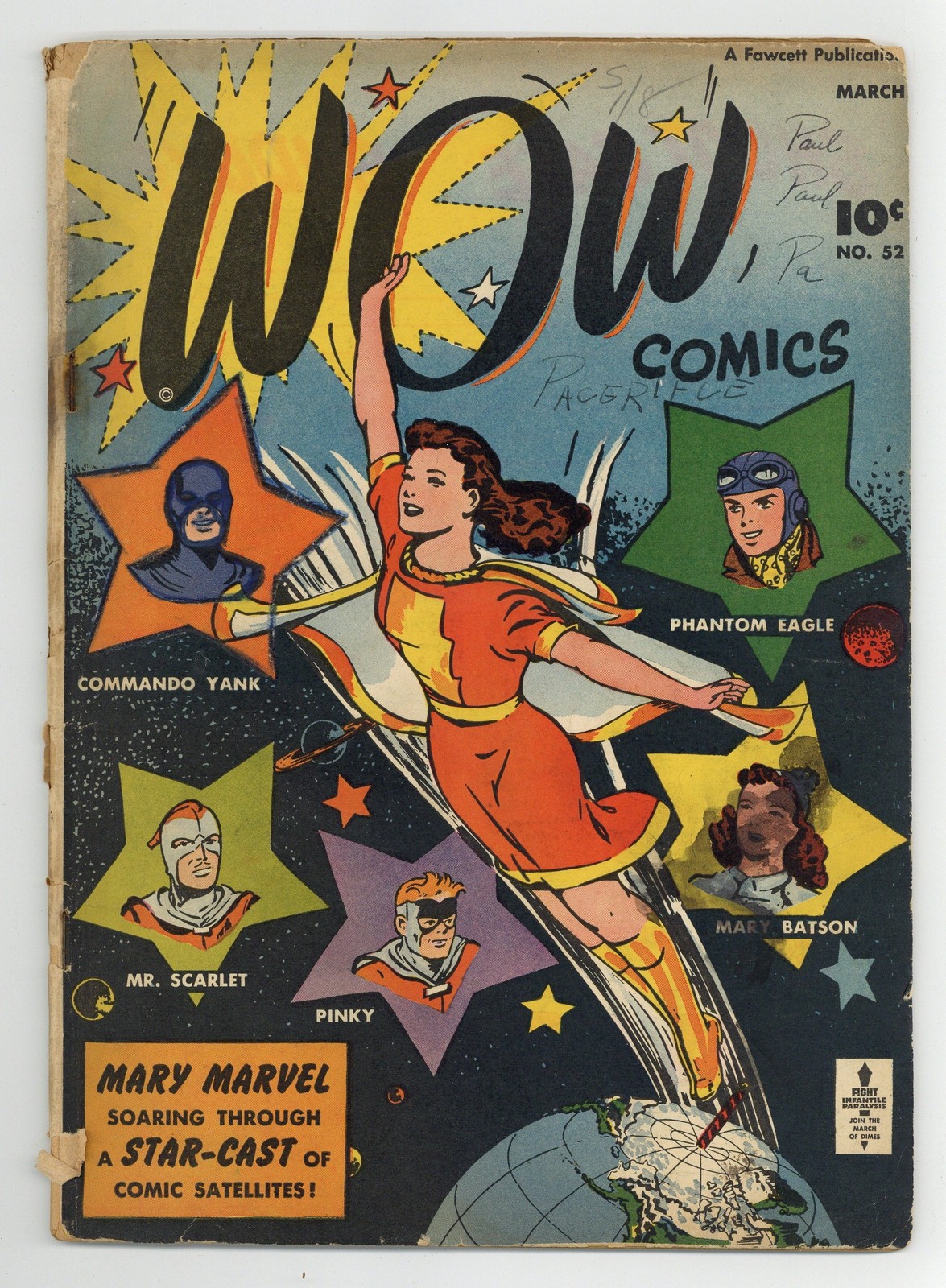 Wow Comics #52 GD- 1.8 1947