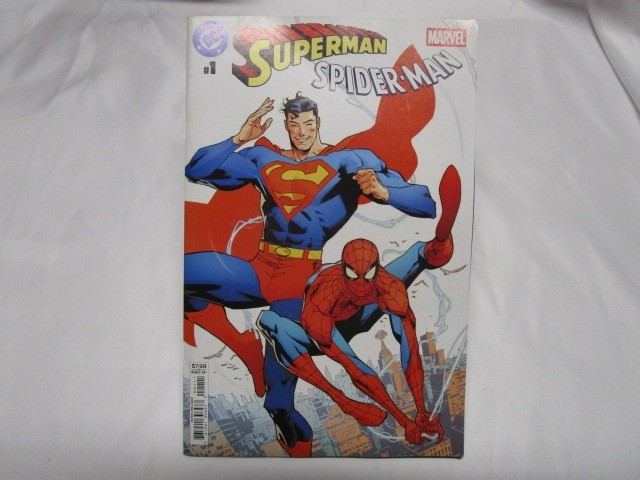 DC/Marvel Comics: Superman/Spider-Man A Cover JORGE JIMENEZ NEW MINT