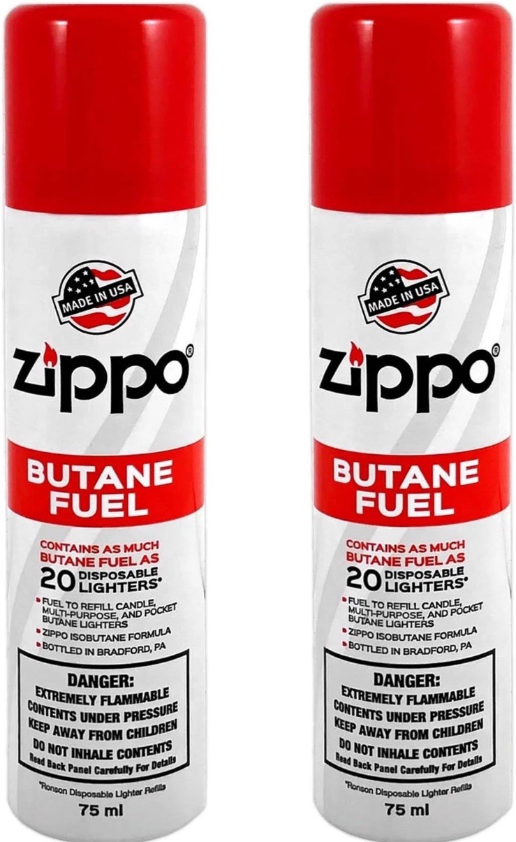 Butane Fuel Refill – Premium High-Purity for Lighters, Torches – 75Ml 2-Pack