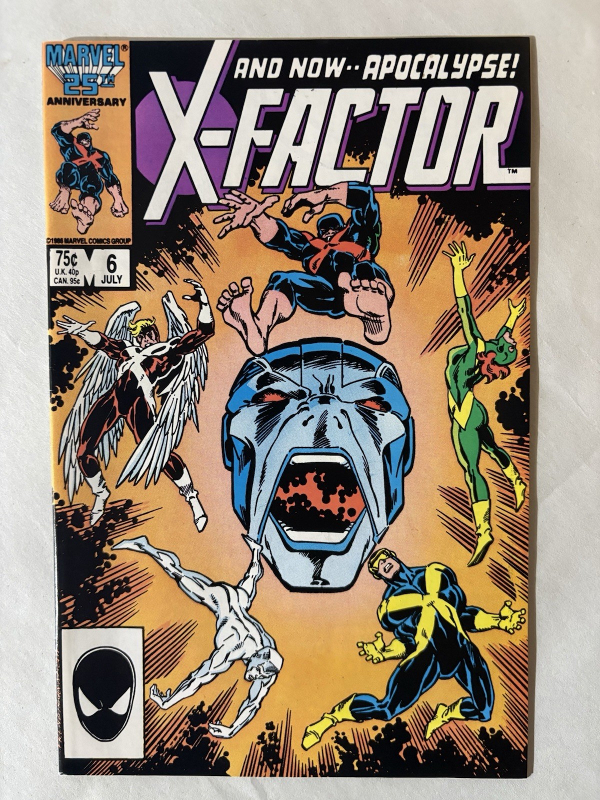 Marvel Comics X-factor 6 1st Full Appearance Apocalypse Marvel 1986