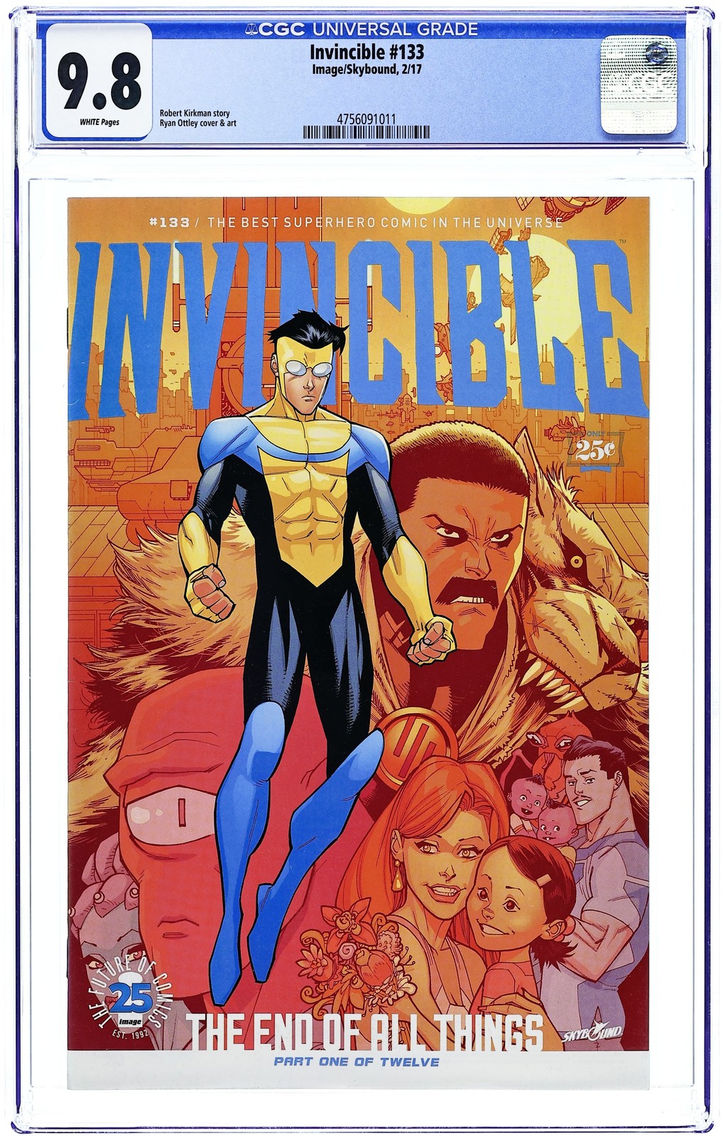 Invincible #133A Ottley CGC 9.8 2017 4756091011