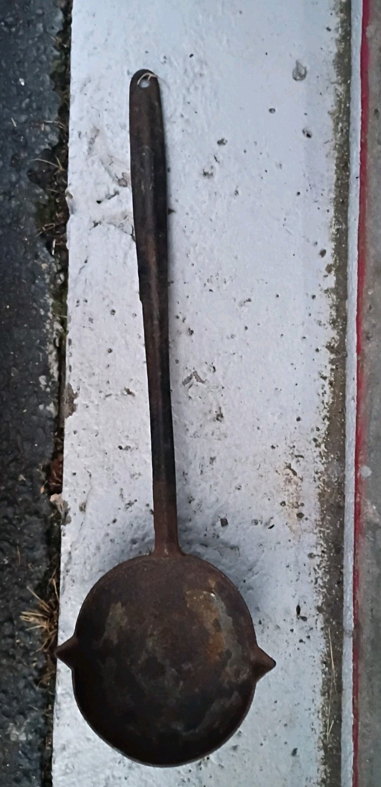 Vintage Cast Iron Ladle