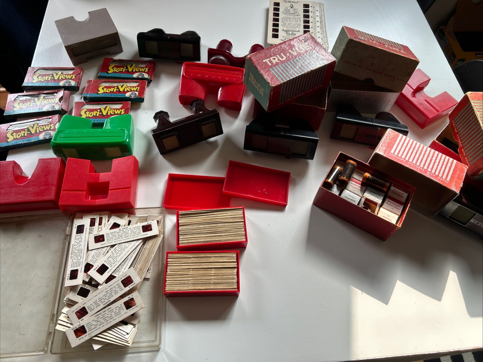Vintage Tru Vue Lot Stereoscope Stori Views 50s 60s