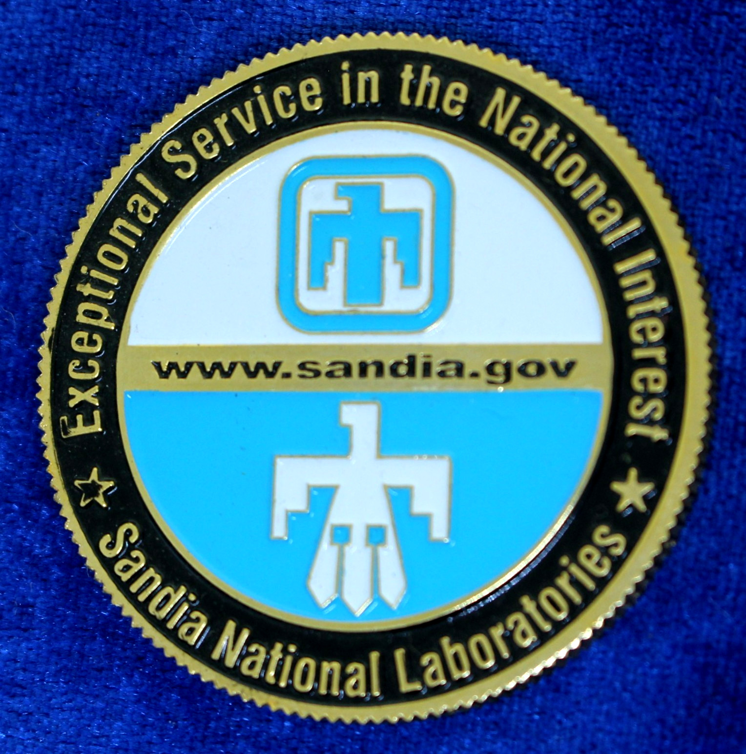Sandia National Laboratories Security Systems Nuclear DOE Challenge Coin A-4