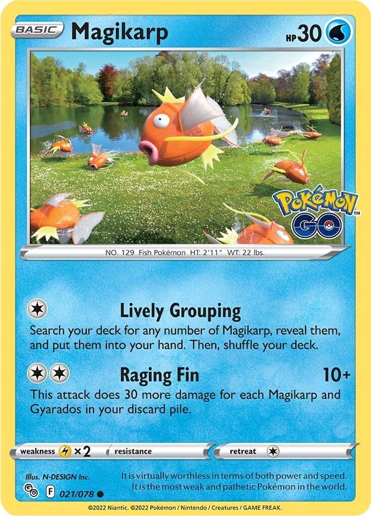 Magikarp PGO 021/078 C NM
