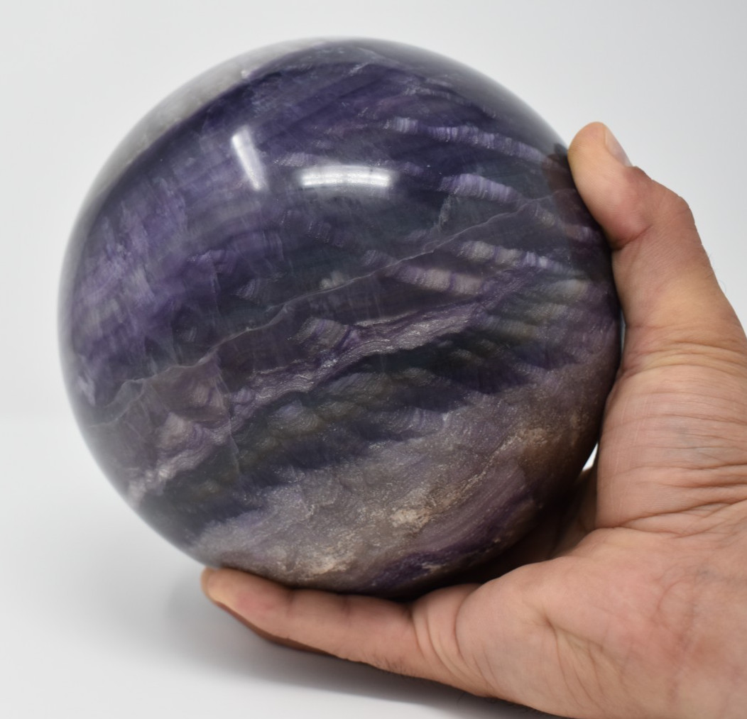Large Purple Fluorite Sphere