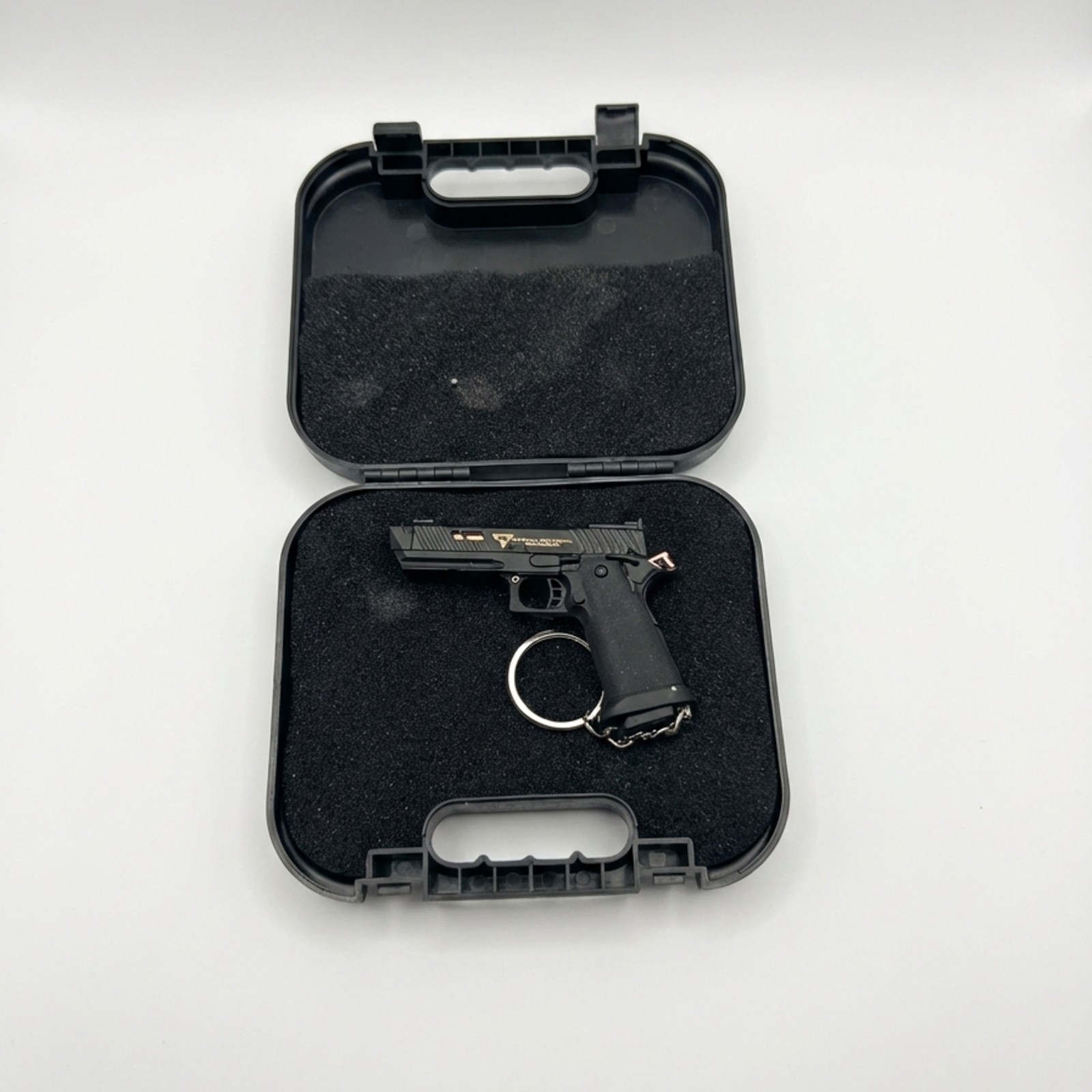 Mini Taran Tactical JW4 Pit Viper Toy Gun Keychain Realistic Action w Case