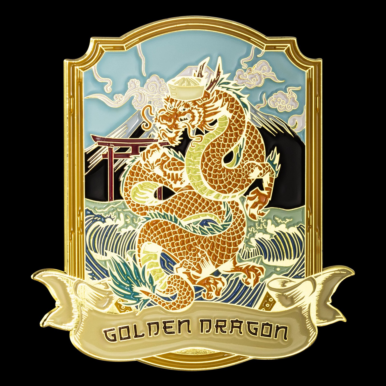 Golden Dragon Challenge Coin