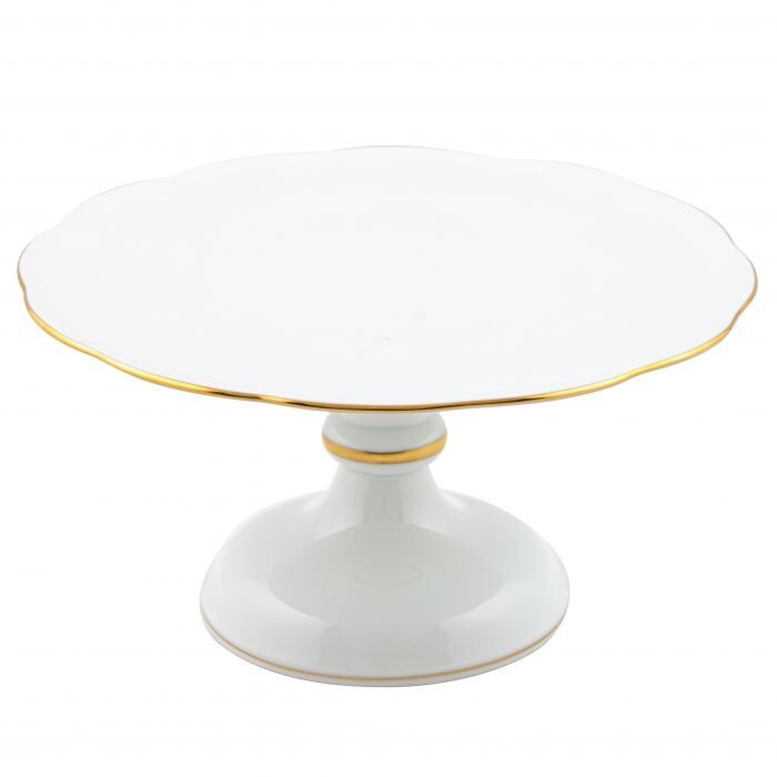 HEREND,  FOOTED CAKE STAND,  #HDE-20300, BRAND NEW & MINT