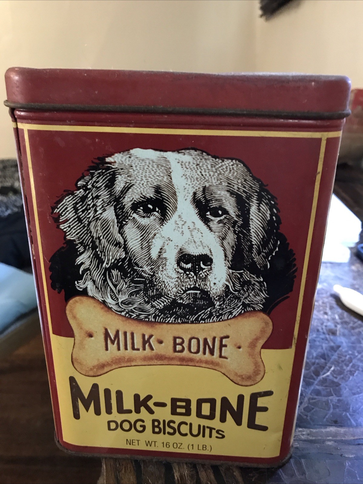 Vintage (1995) Milk Bone Dog Biscuit Tin