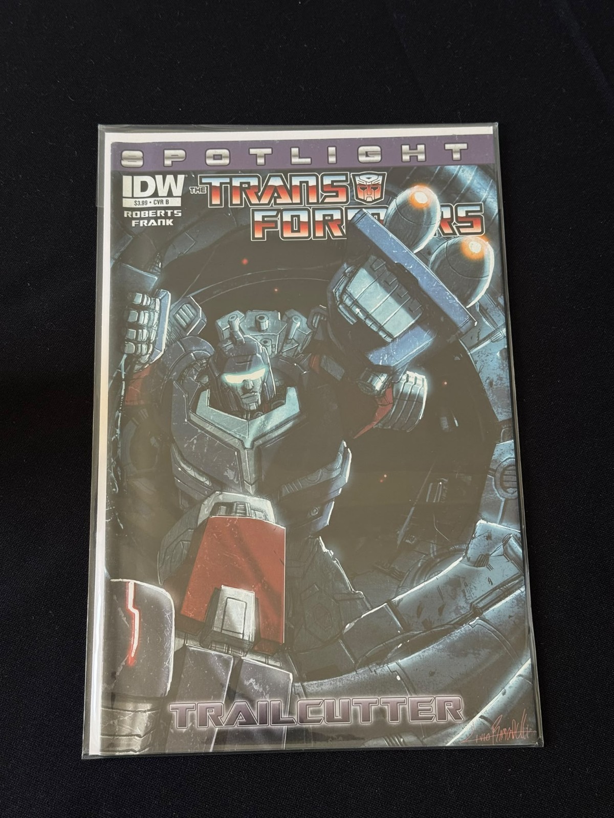 TRANSFORMERS SPOTLIGHT #30 TRAILCUTTER COVER B 2013 IDW COMIC JAMES ROBERTS NM