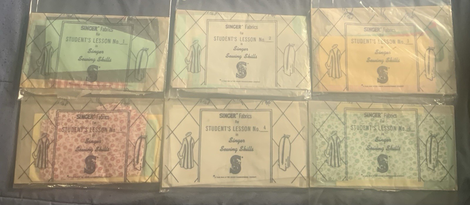 singer sewing student lessons 1-6 complete