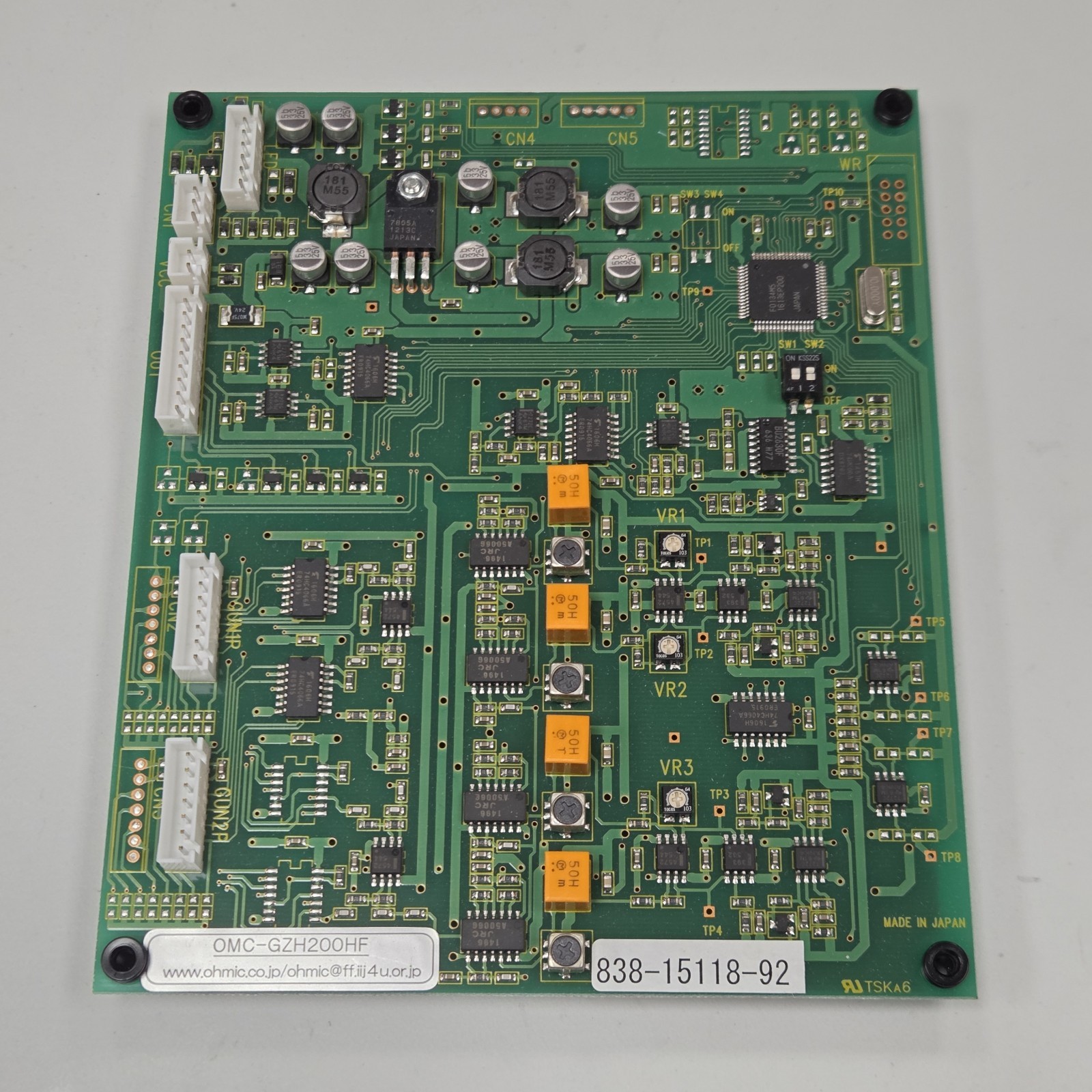 Used Namco TAITO Sega Gun Sensor PCB OMC-GZH200HF I/O Board Tested Working