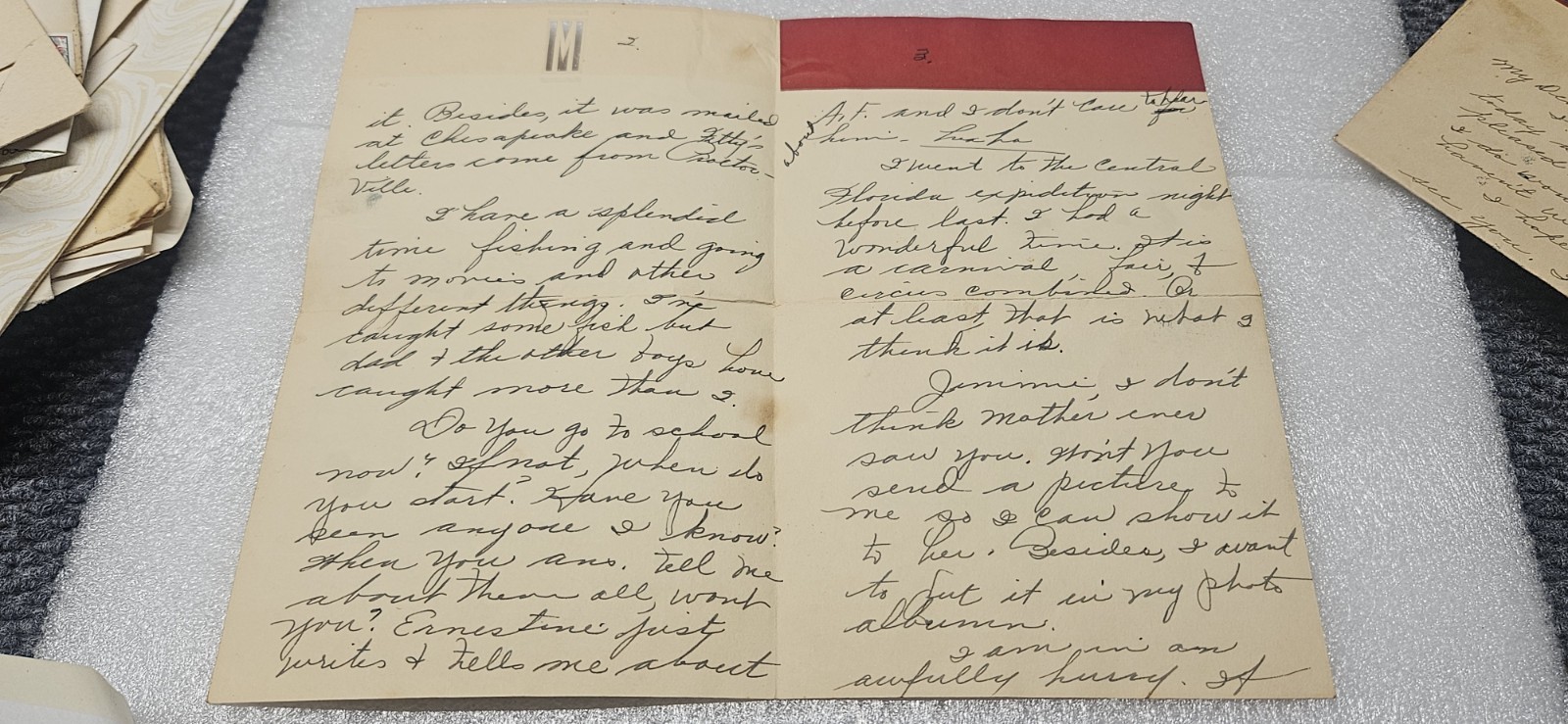 handwritten World War II document lists a soldier\'s wartime travels
