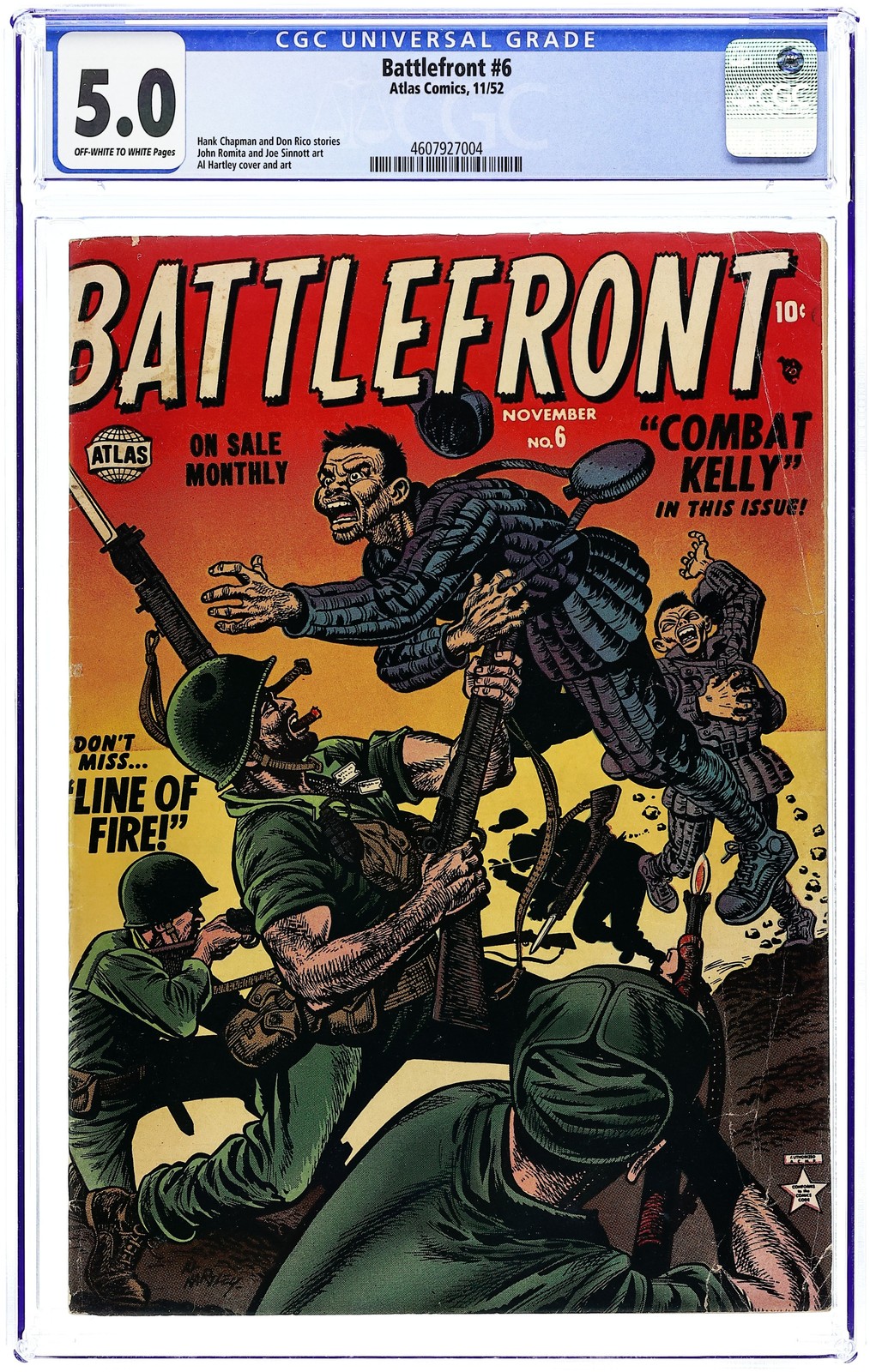 Battlefront #6 CGC 5.0 1952 4607927004