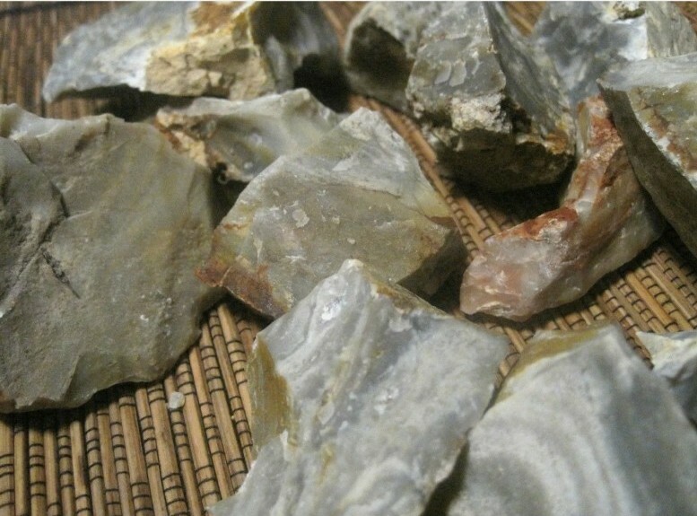 3 POUNDS USA Ozark CHERT FLINT LARGE PIECES rough stone rock PRIMITIVE FIRE
