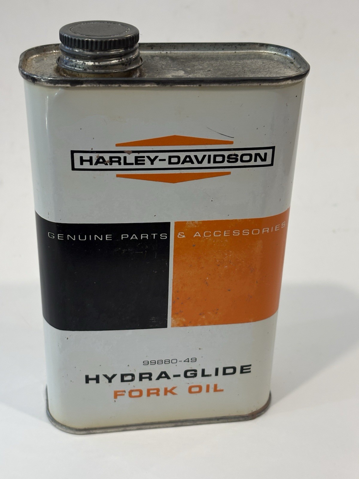 Vintage Harley Davidson Hydra-Glide Fork Oil Can Full