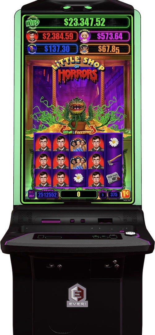 Everi Slot Machine LITTLE SHOP OF HORRORS Game OS, Digest - MPX SOFTWARE ONLY
