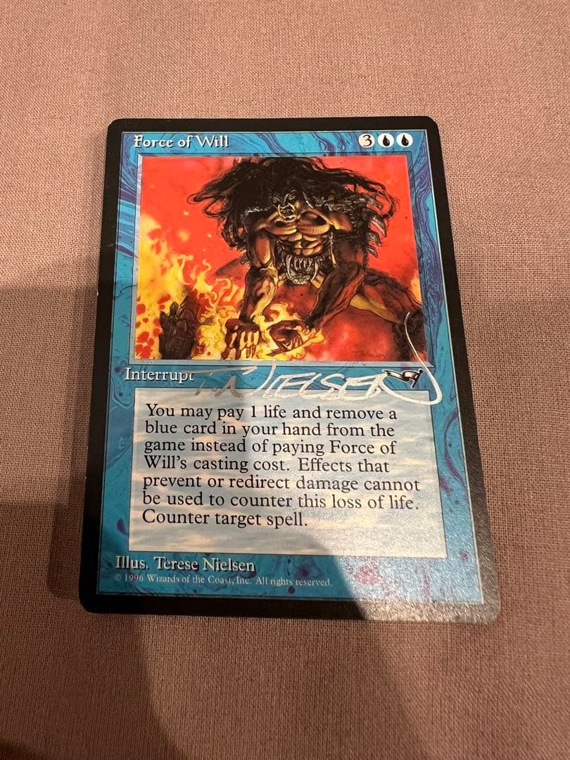 Force of Will All English NM~NM- Signed #b8cb42