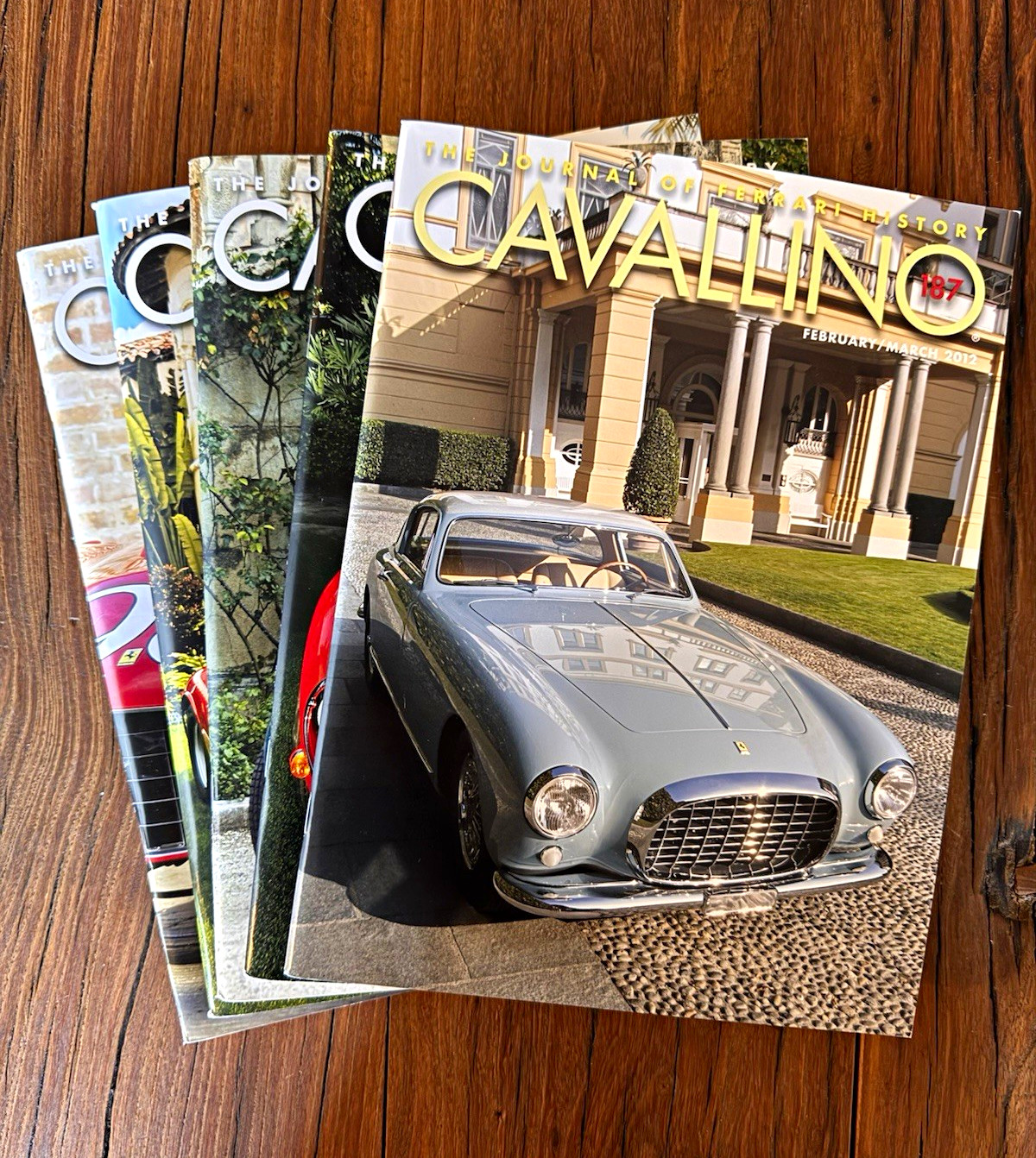 CAVALLINO Ferrari Magazine Lot of 5 Issues from 2012 (No. 187-191)