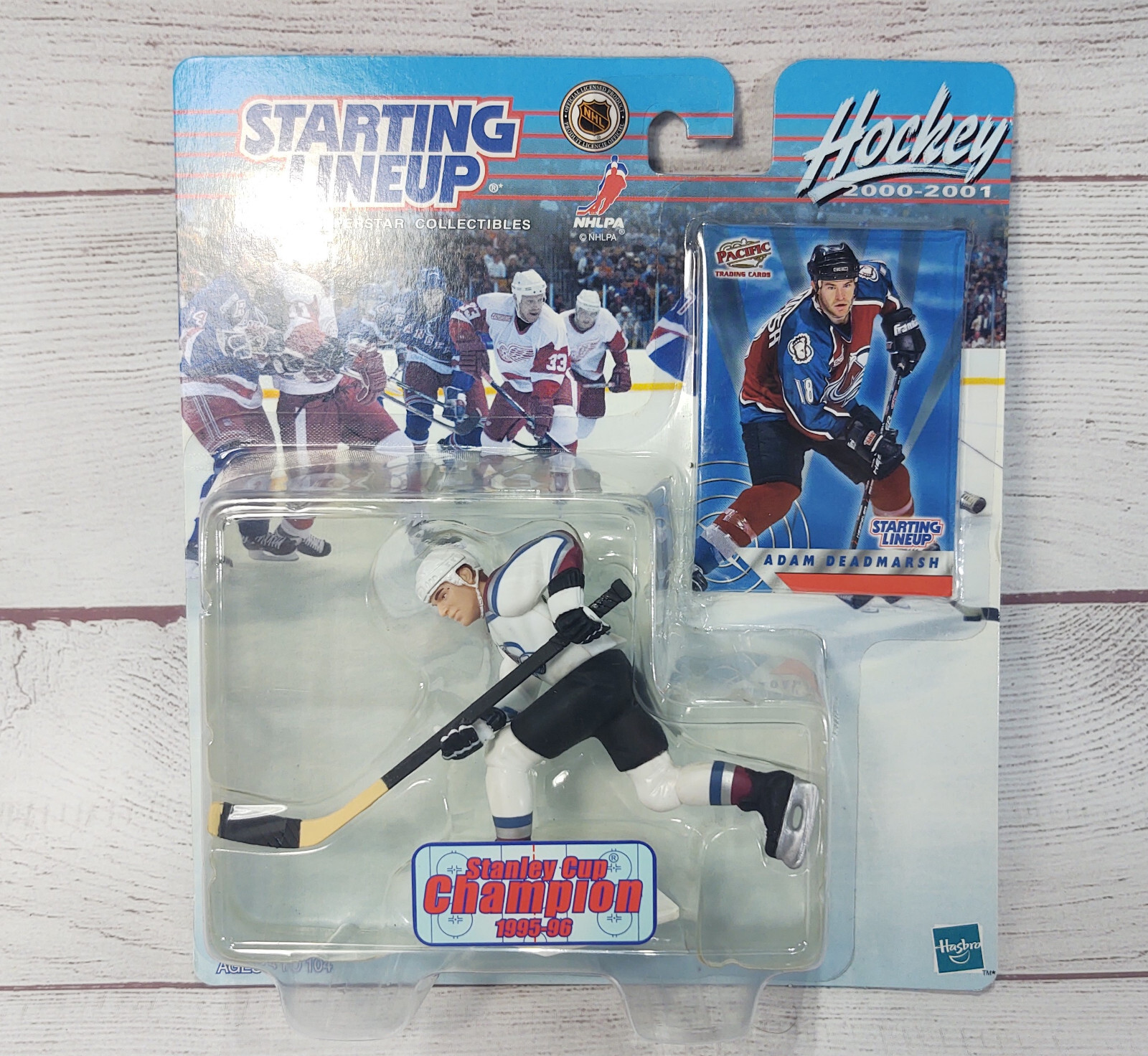 Starting Lineup 2000 NHL Hockey Adam Deadmarsh Colorado Avalanche Action Figure