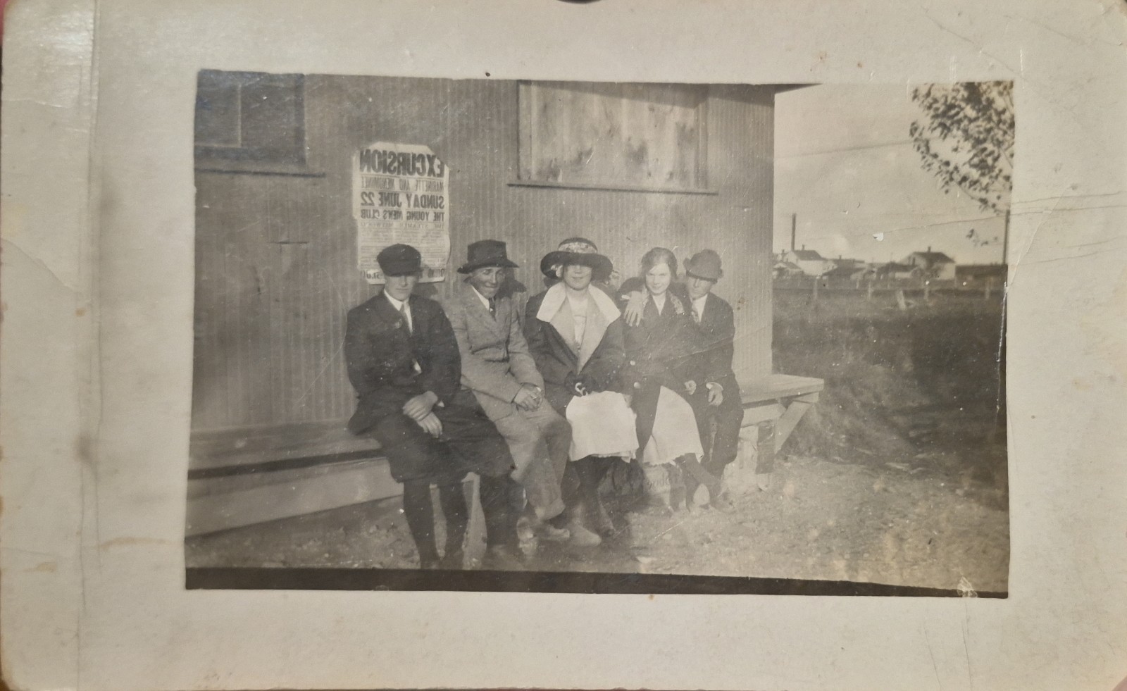 WI RPPC Excursion Marinette & Menominee Wisconsin Young BOY Club MAYWOOD SHIP PC