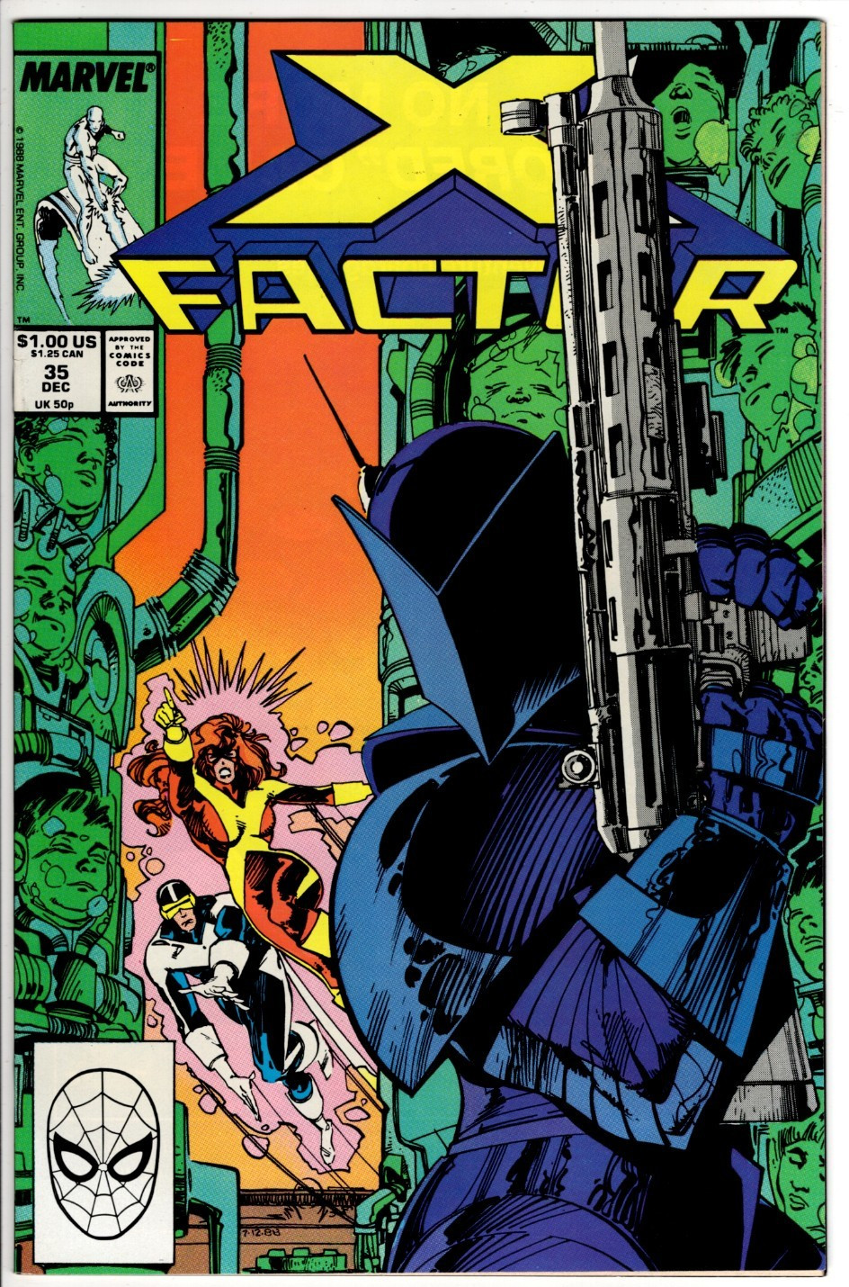 X-Factor #35 (1988): KEY- Origin of Cyclops Retold: NM