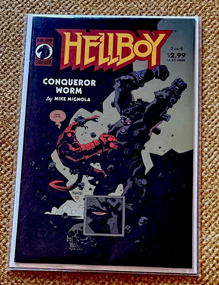 1999 DARK HORSE COMICS HELLBOY CONQUEROR WORM