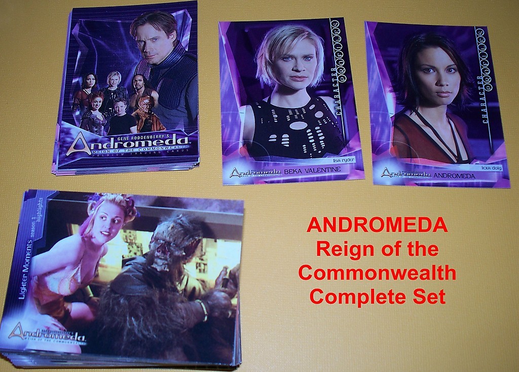 ANDROMEDA - REIGN OF THE COMMONWEALTH   Complete Trading Card Set