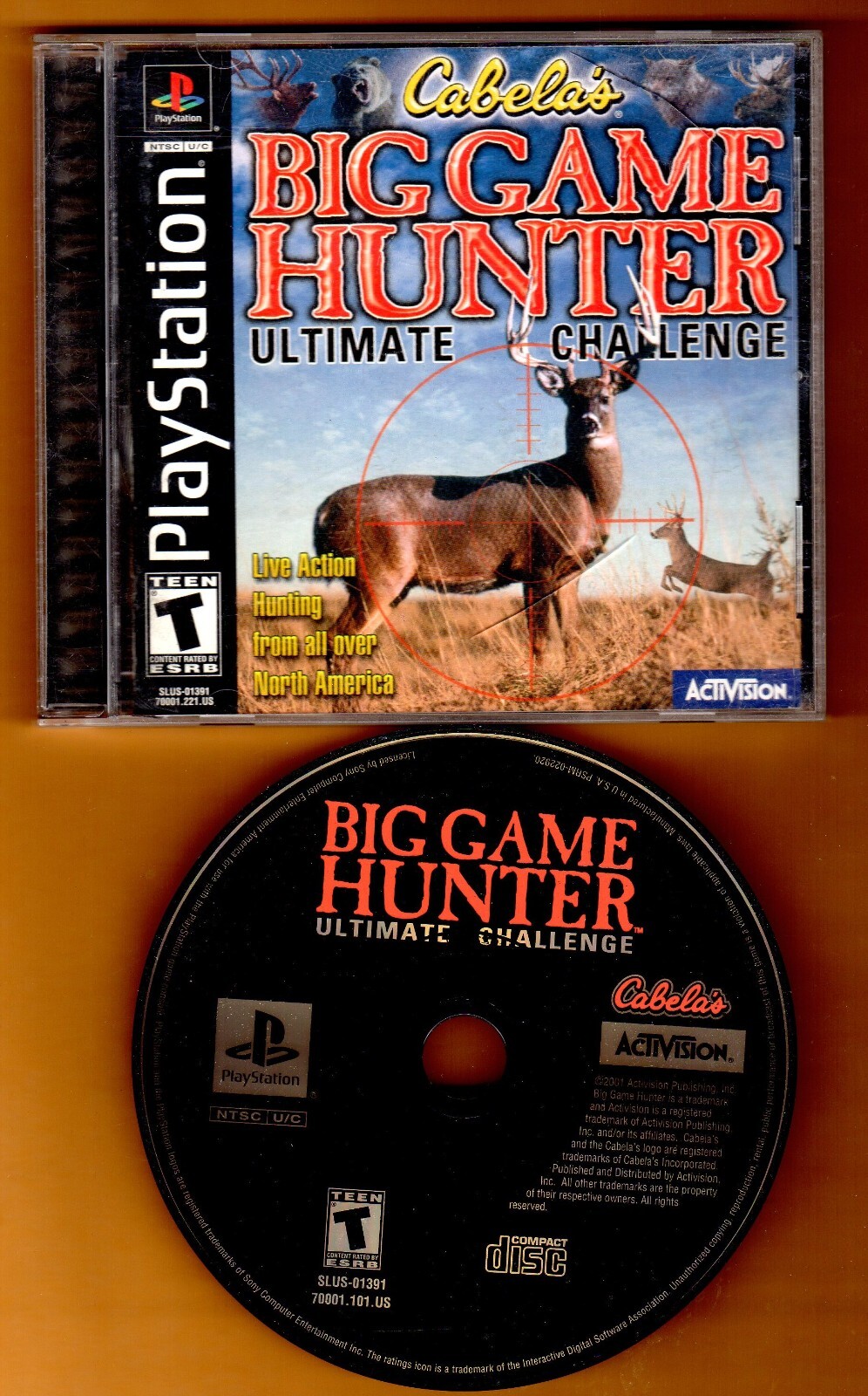 Cabela's Big Game Hunter; Ultimate Challenge - PS1  (Sony PlayStation One-2002)1