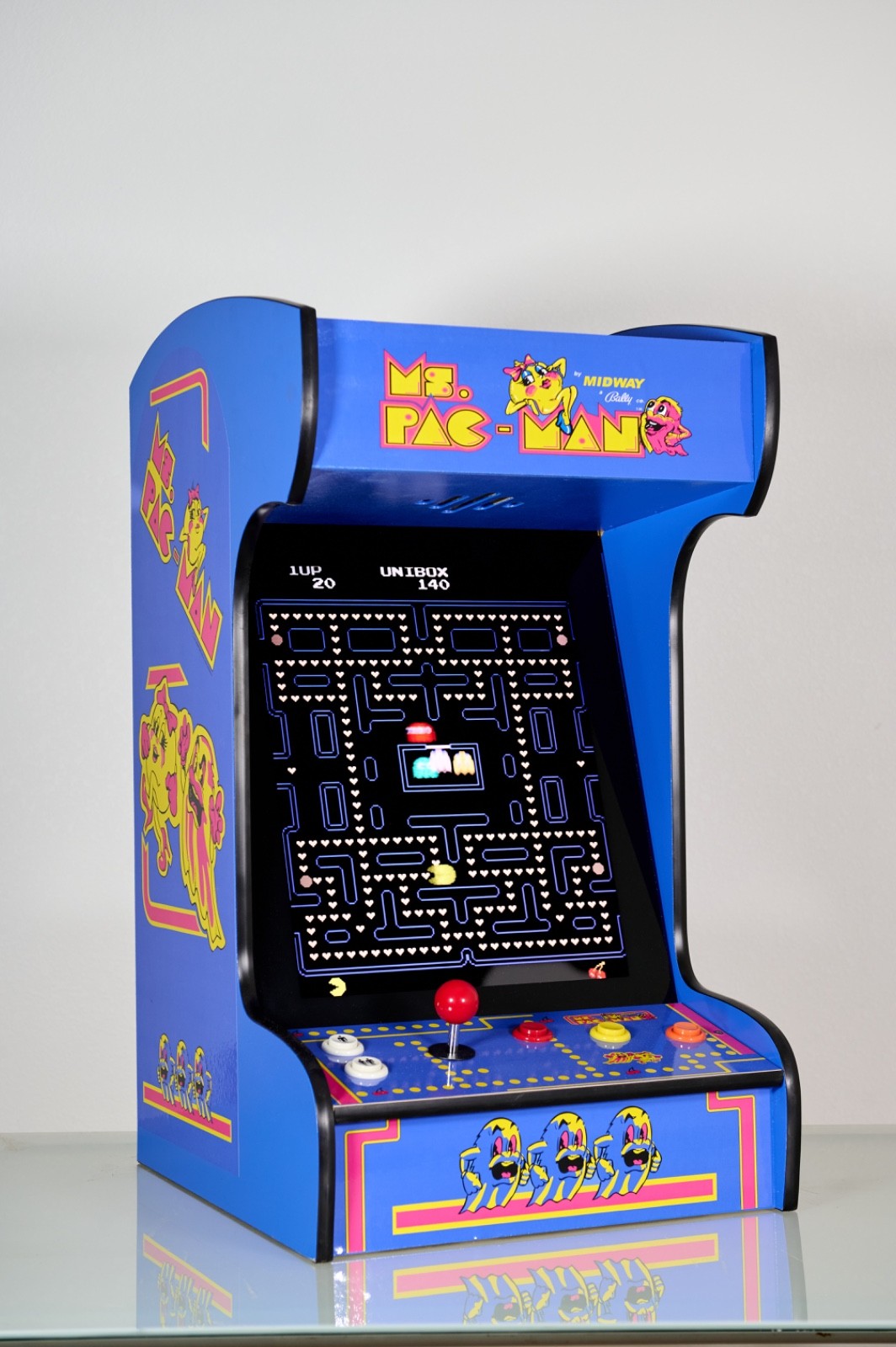 Doc and Pies Arcade Factory Tabletop Arcade - 516 Games (Blue)