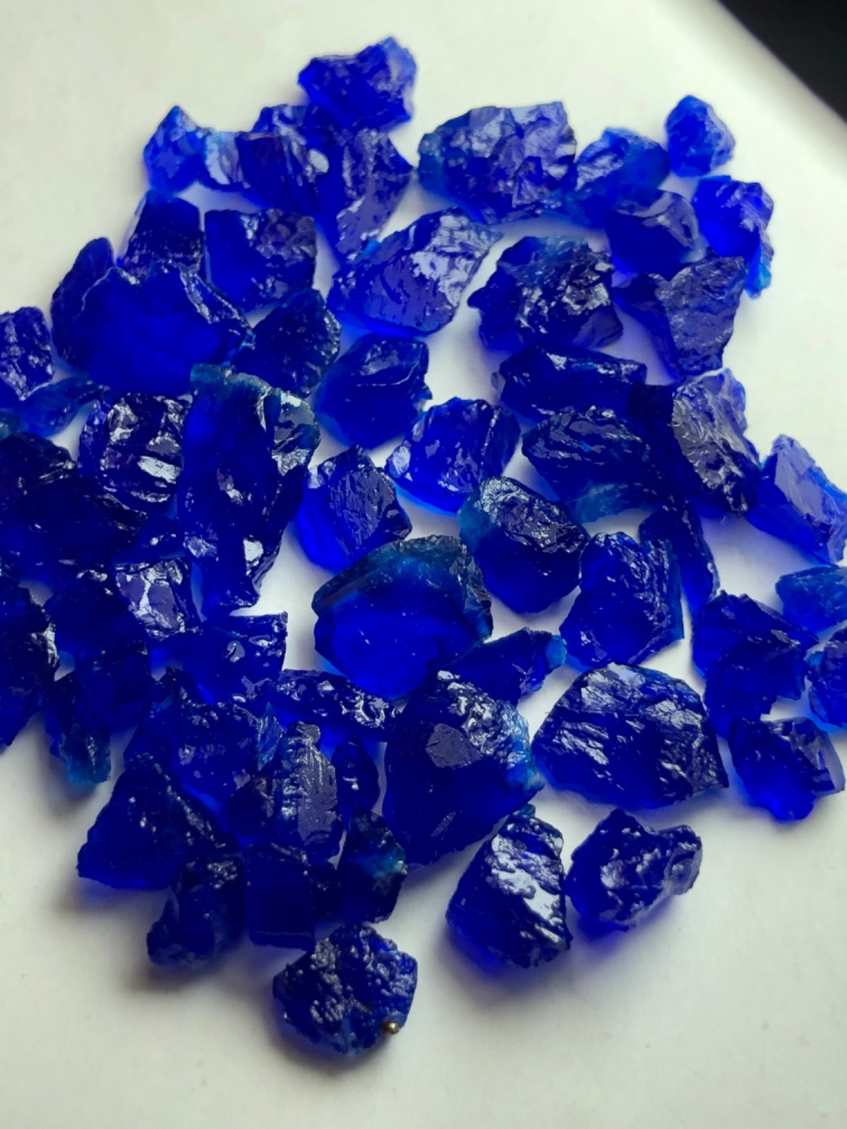 30Carat Mindblowing Rough Rare Blue Hauyne Color Change Facet Grade Quality @Afg